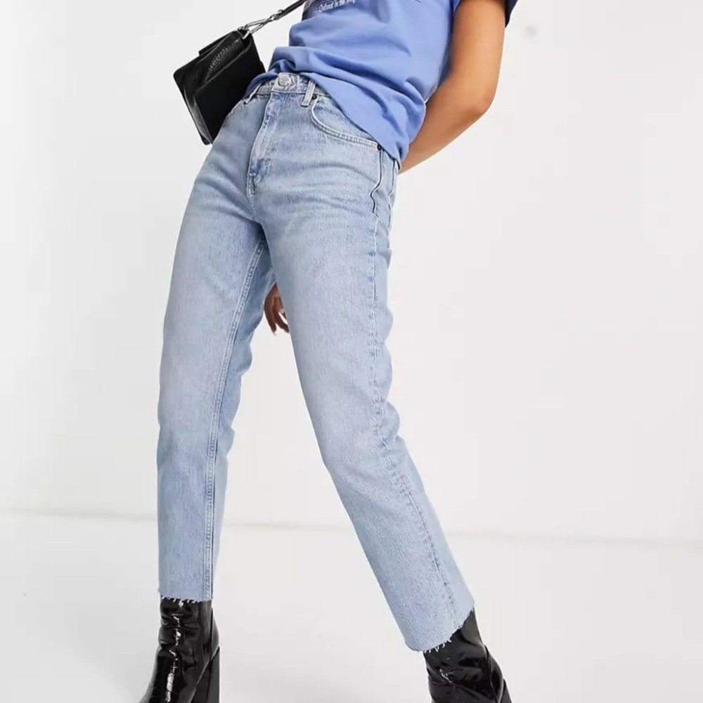 topshop straight leg jeans